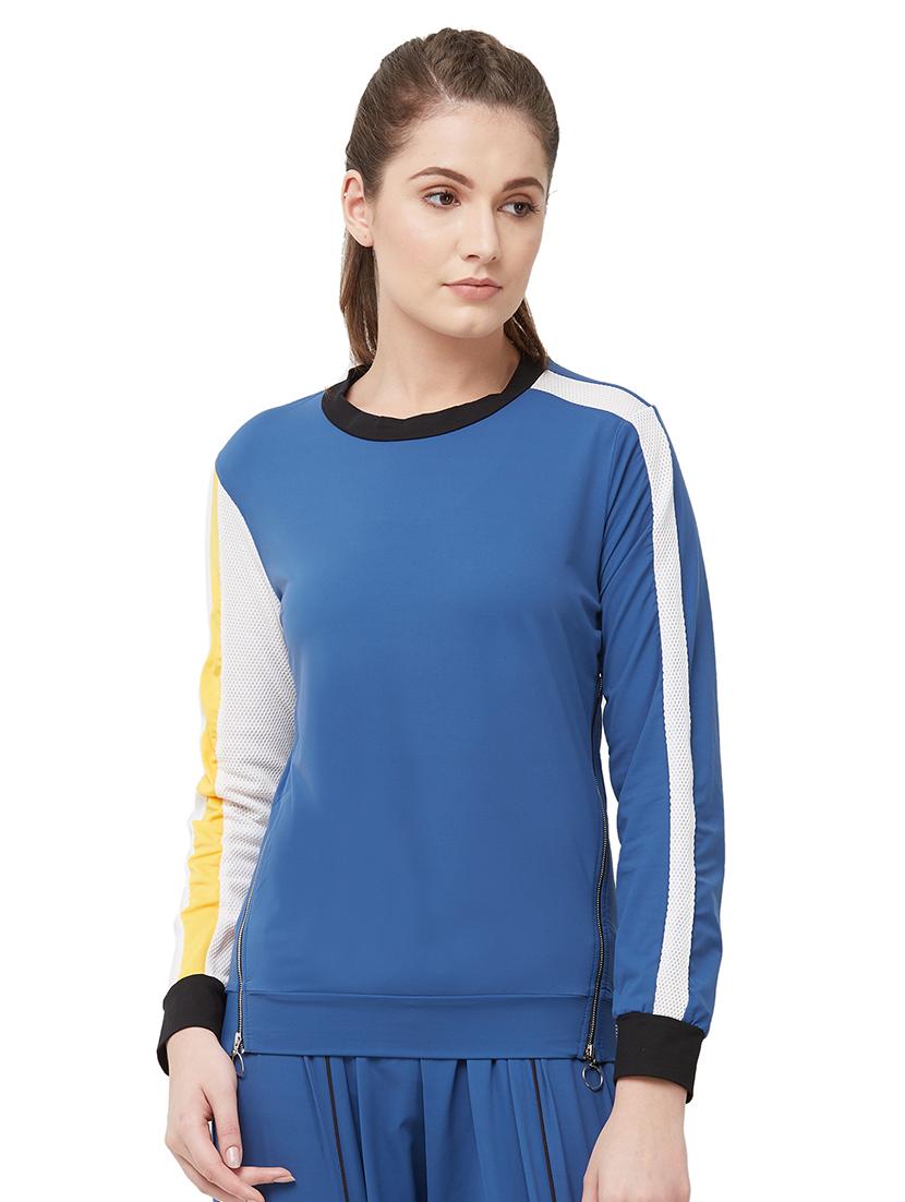 color block sports tee - 16589239 - Zoom Image - 0