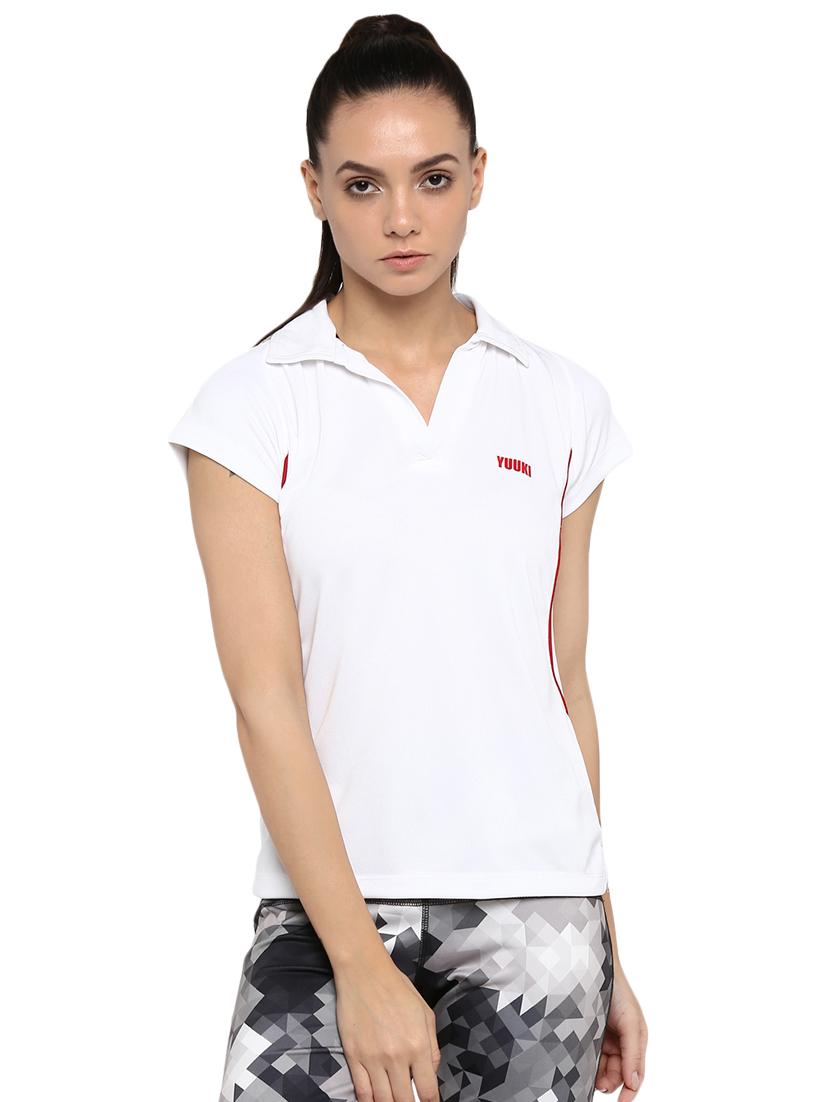 women's plain polo neck t-shirt - 16591246 - Zoom Image - 0