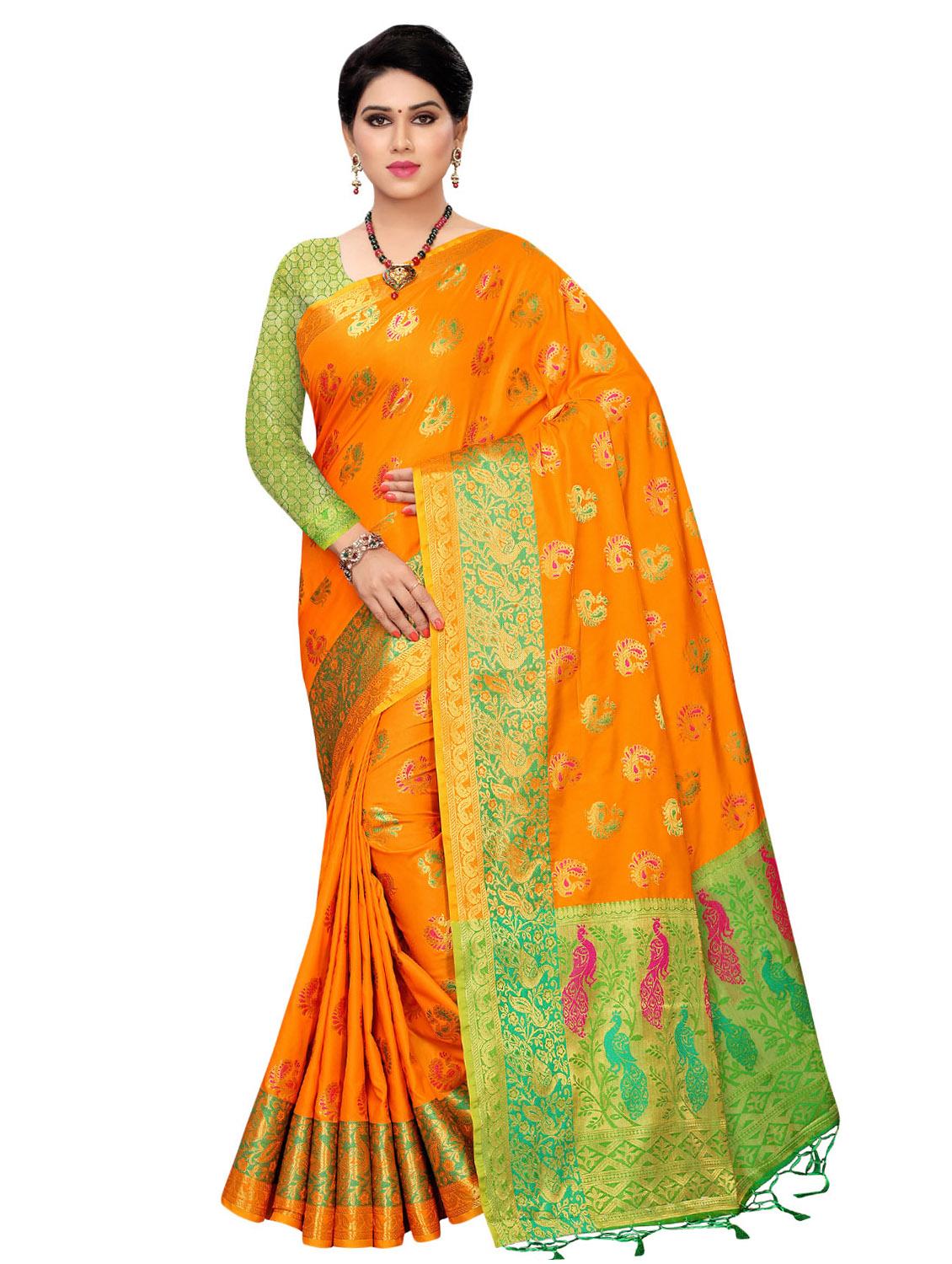 women's banarasi saree - 16592169 - Zoom Image - 0
