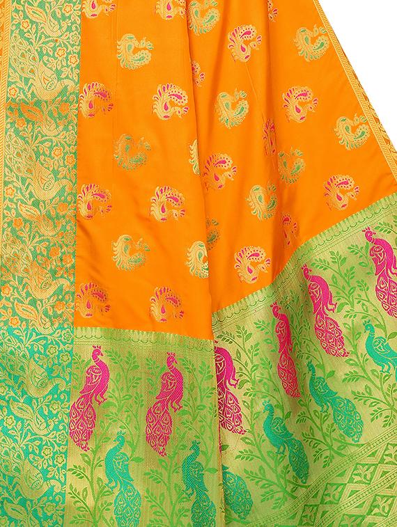 women's banarasi saree - 16592169 - Standard Image - 3