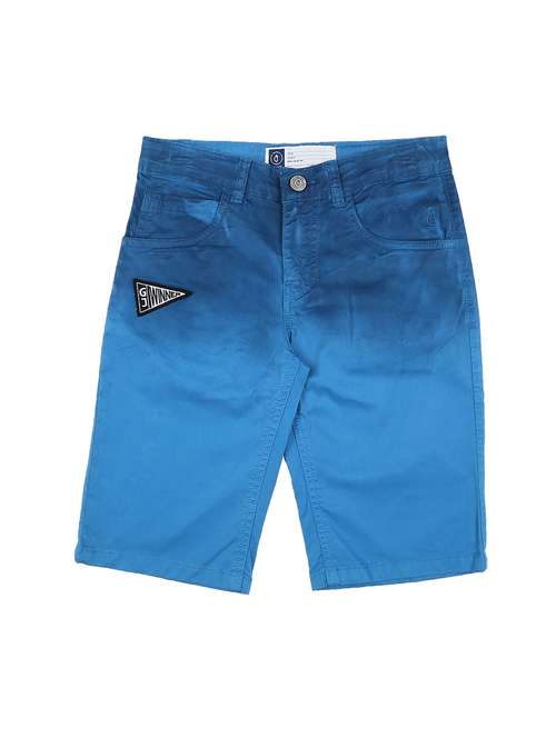 quirky patch three fourth shorts - 16593418 - Standard Image - 0