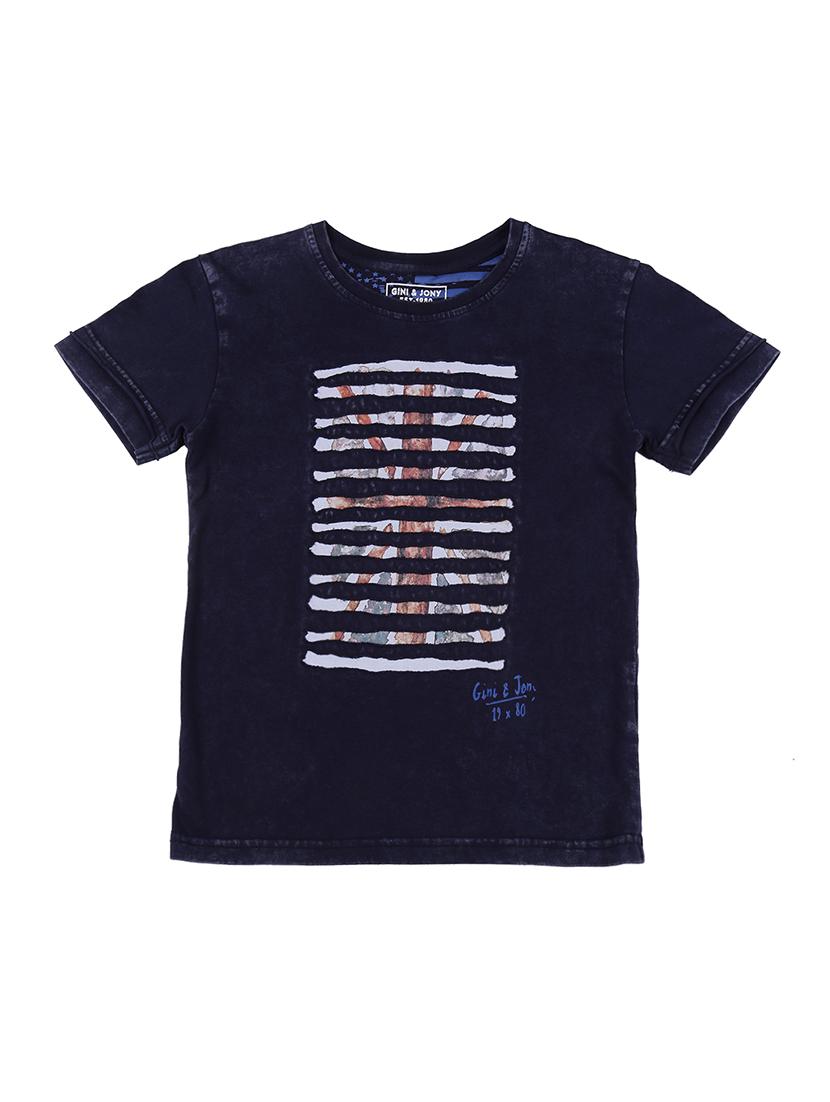 round neck striped t-shirt - 16593504 - Zoom Image - 0
