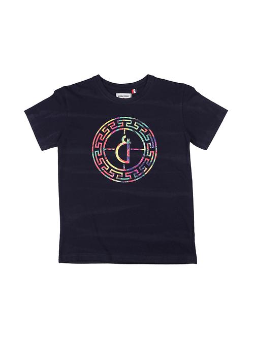 round neck graphic print t-shirt - 16593534 - Standard Image - 0