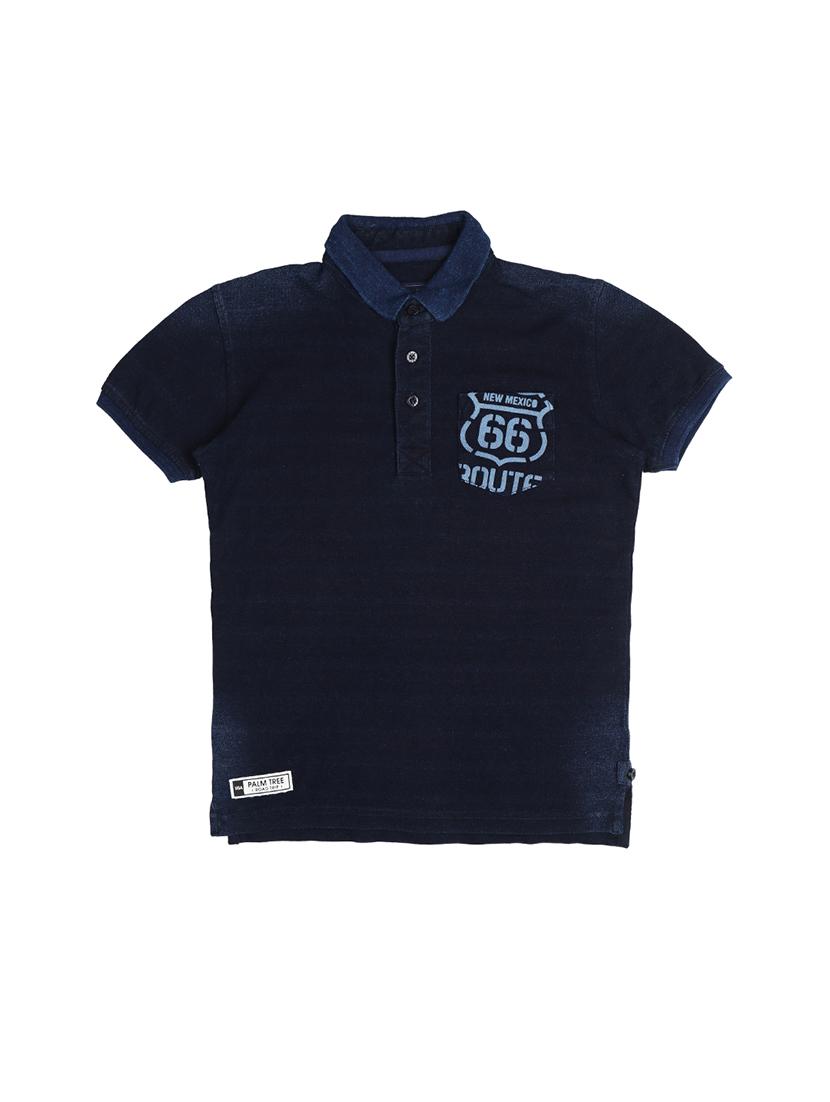 dark blue cotton tshirt - 16593559 - Zoom Image - 0