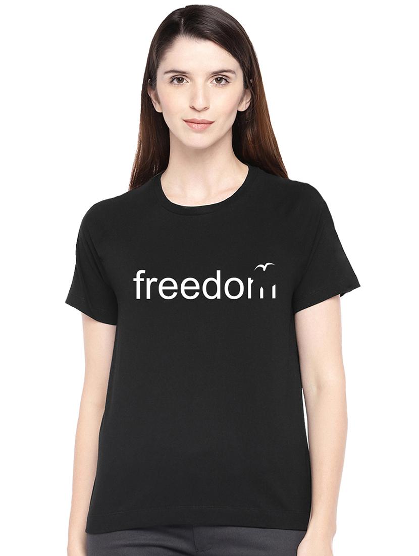 round neck slogan tee  - 16597111 -  Zoom Image - 0