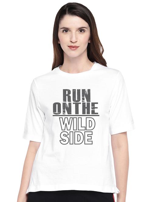 round neck quirky tee - 16597153 - Standard Image - 0