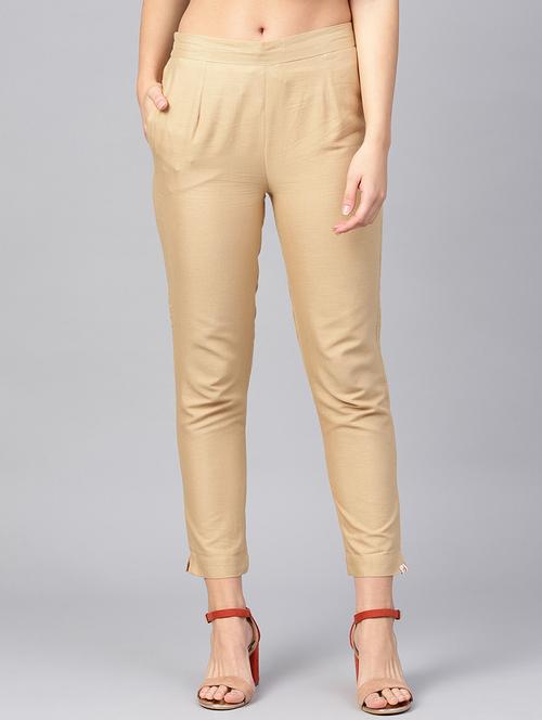 solid straight tapered pant - 16599672 - Standard Image - 0