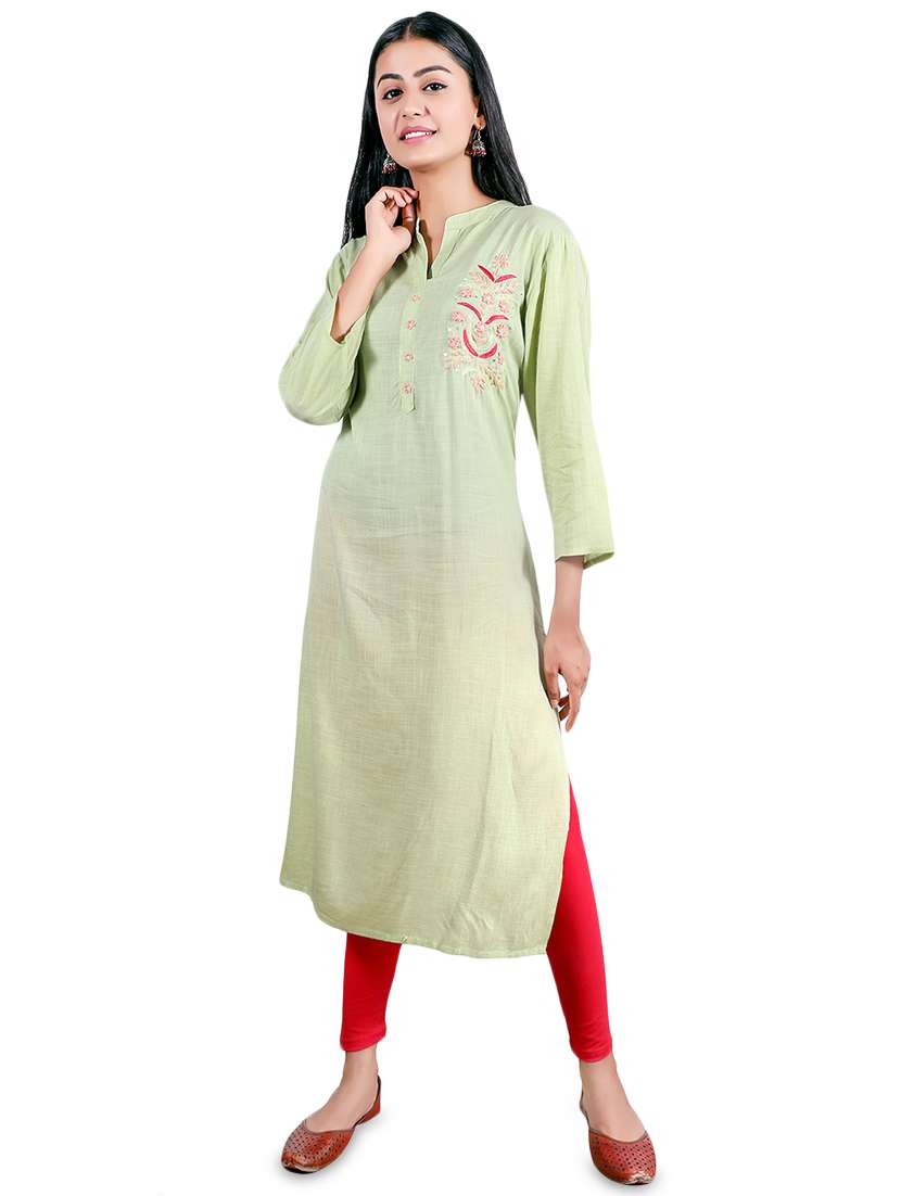 women's straight kurta - 16605642 - Zoom Image - 0