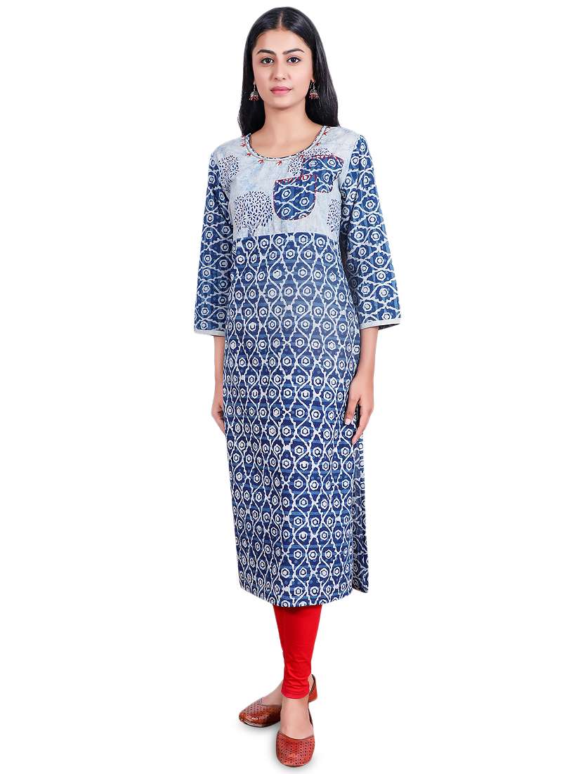 women's straight kurta - 16605643 - Zoom Image - 0