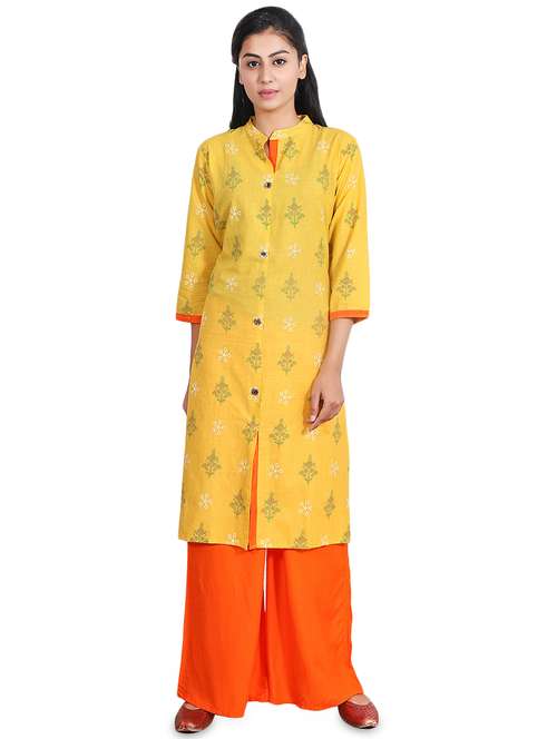 women's straight kurta - 16605650 - Standard Image - 0