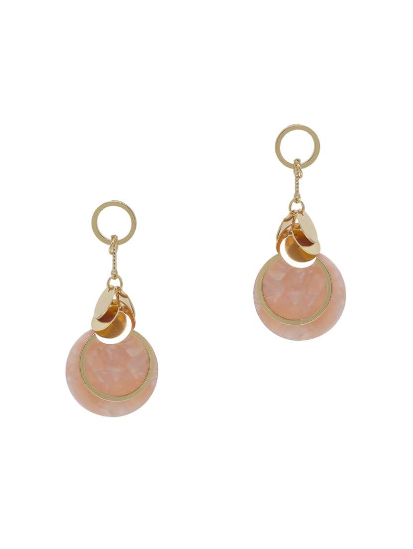 gold plated drop earring - 16607261 - Zoom Image - 0
