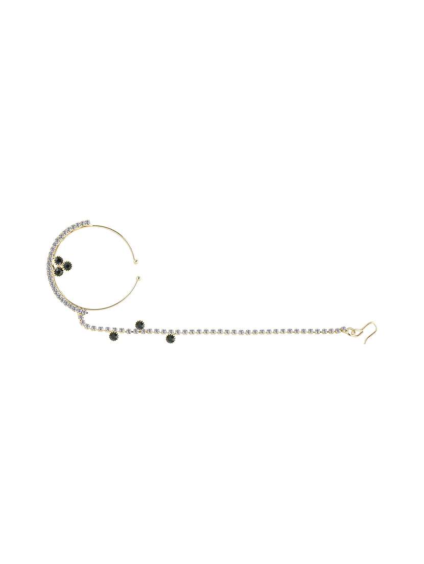 black gold plated naath nose pin