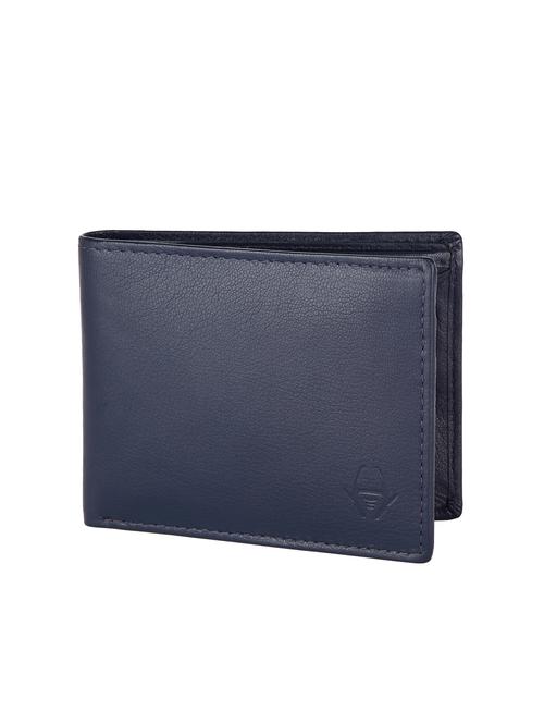 navy blue leather wallet - 16609394 -  Standard Image - 0