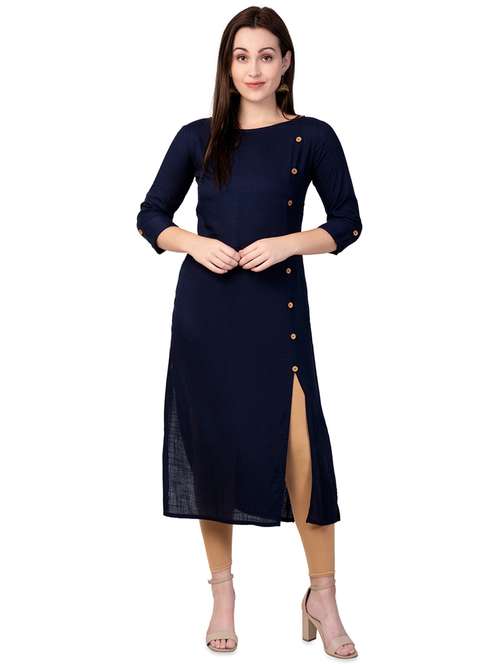 women's straight kurta - 16610826 -  Standard Image - 0
