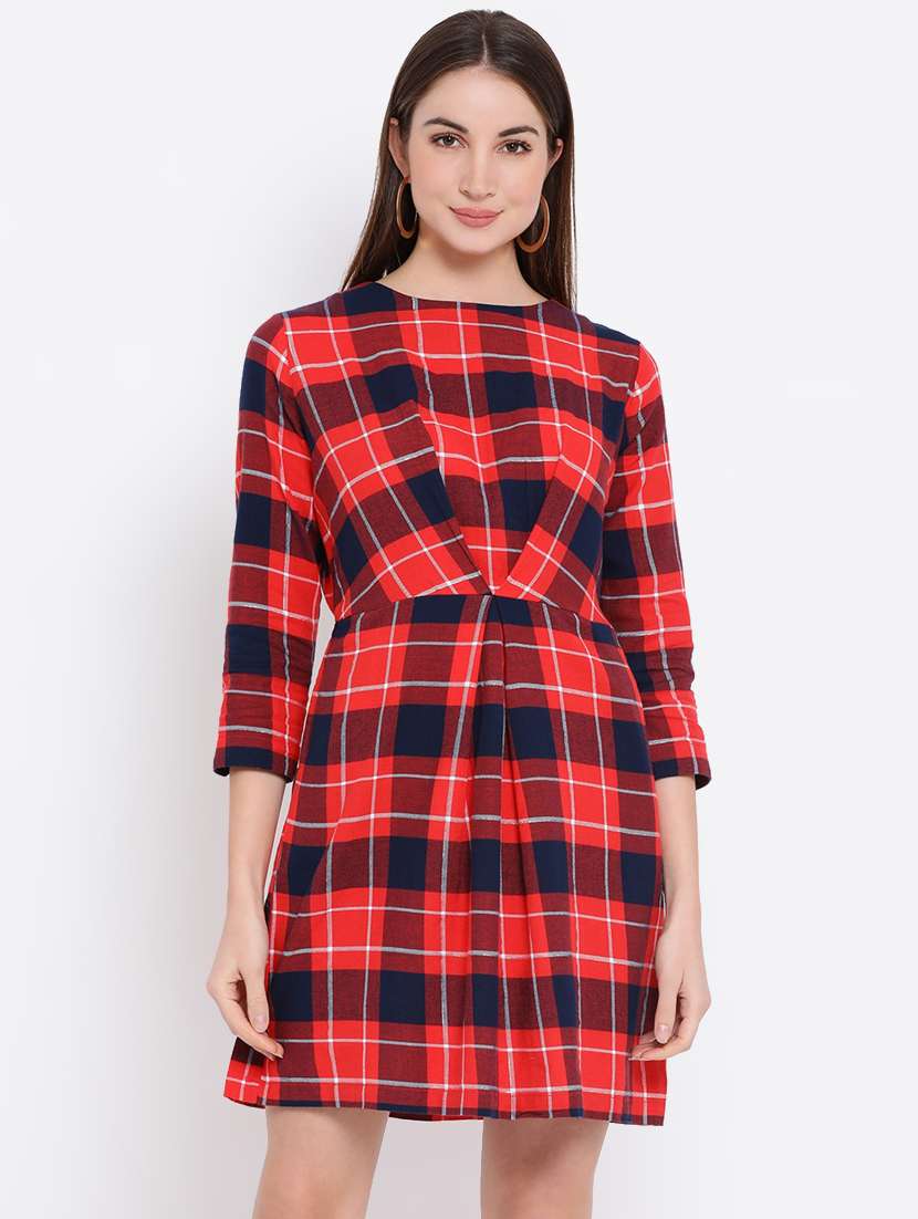 women's fit & flare polka dots dress - 16611957 -  Zoom Image - 0