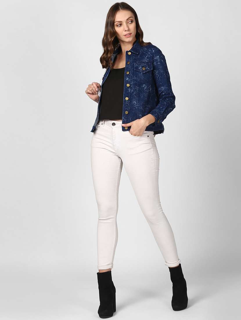 pocket patch denim jacket