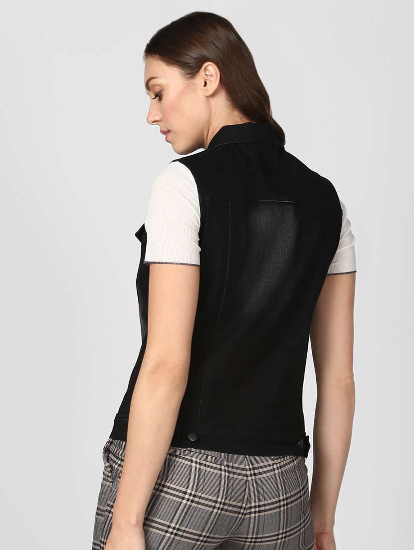 pocket patch solid denim jacket - 16616456 -  Standard Image - 3