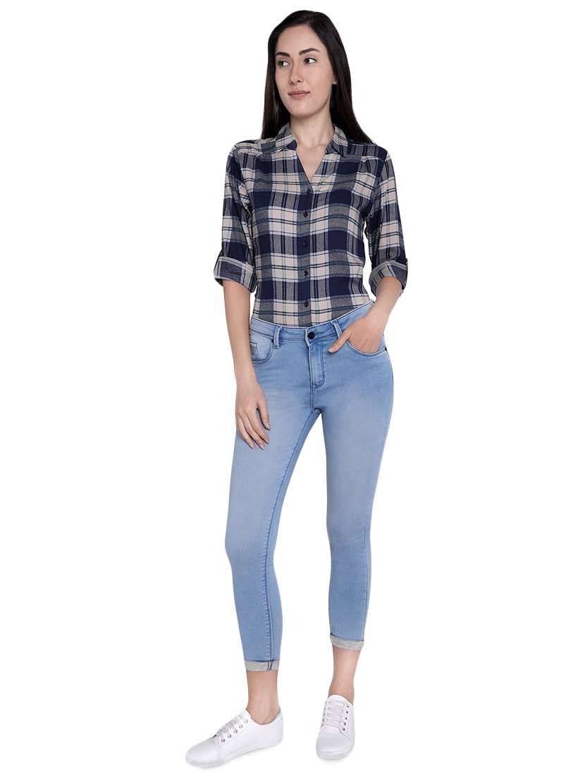 high rise stone washed jeans  - 16622894 -  Standard Image - 3