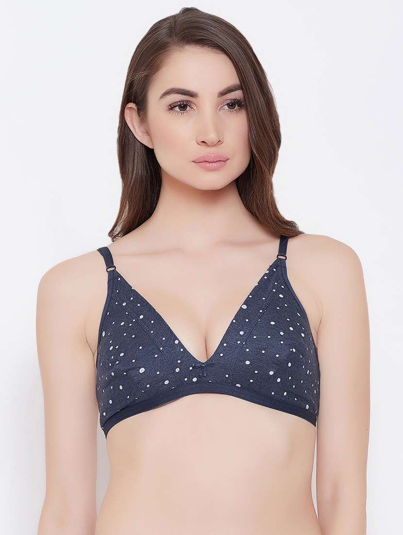 bow patch polka dots bra - 16628160 - Zoom Image - 0