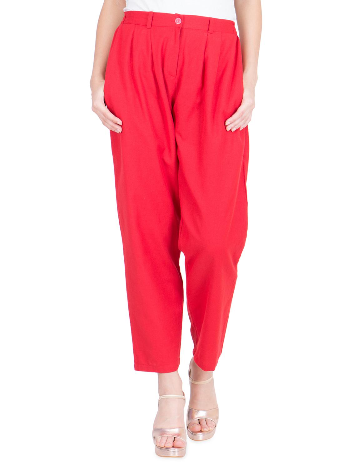 high rise pleated trouser - 16629923 - Zoom Image - 0