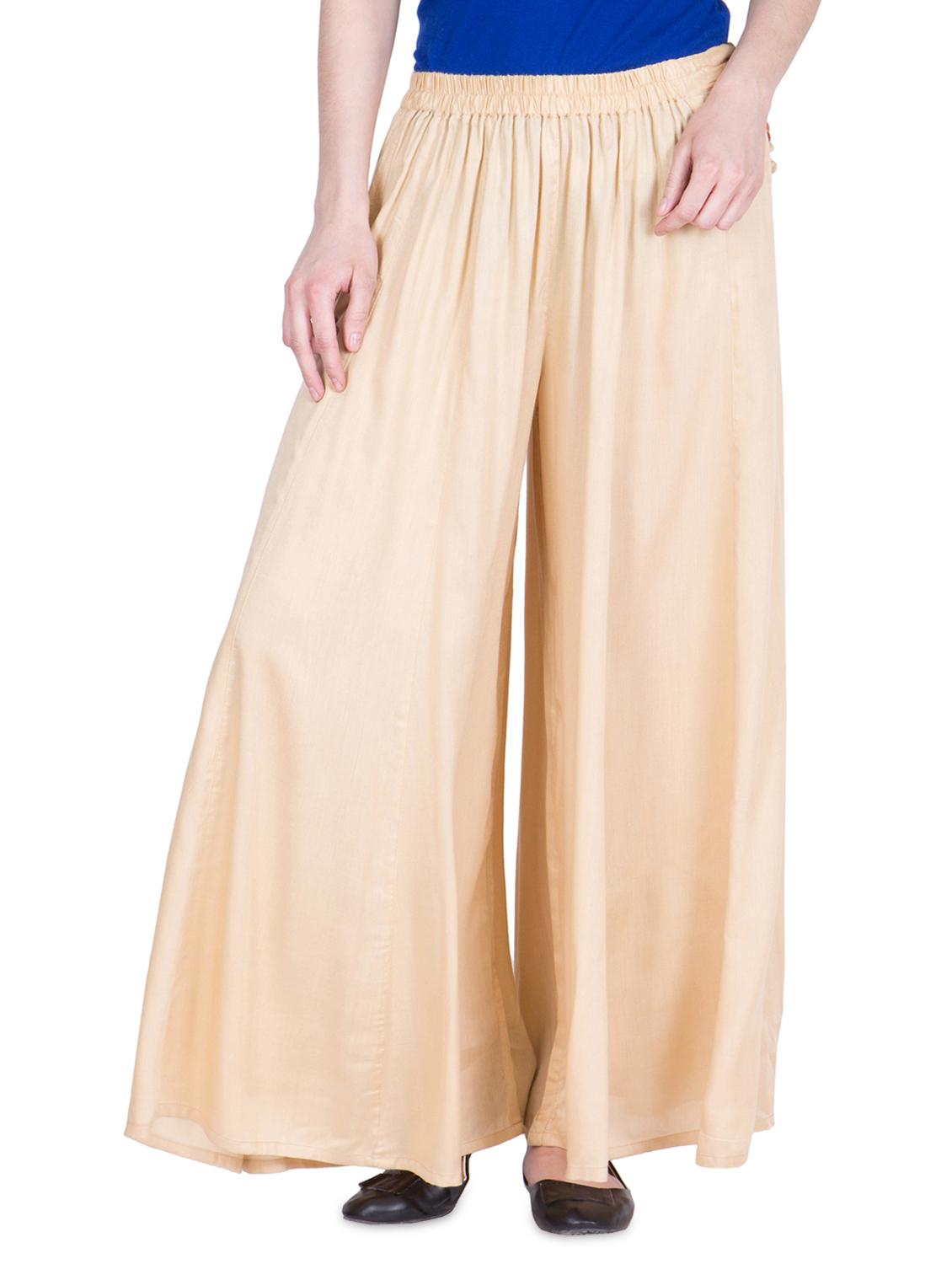 tie knot waist flared palazzo  - 16629944 -  Zoom Image - 0