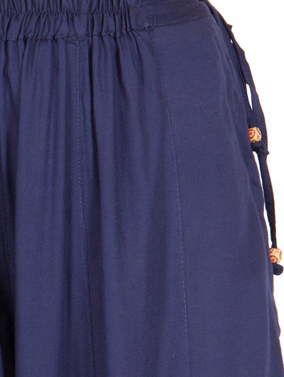 tie knot waist flared palazzo - 16629946 - Standard Image - 3