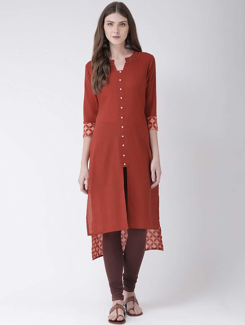 women's straight kurta - 16633508 -  Zoom Image - 0