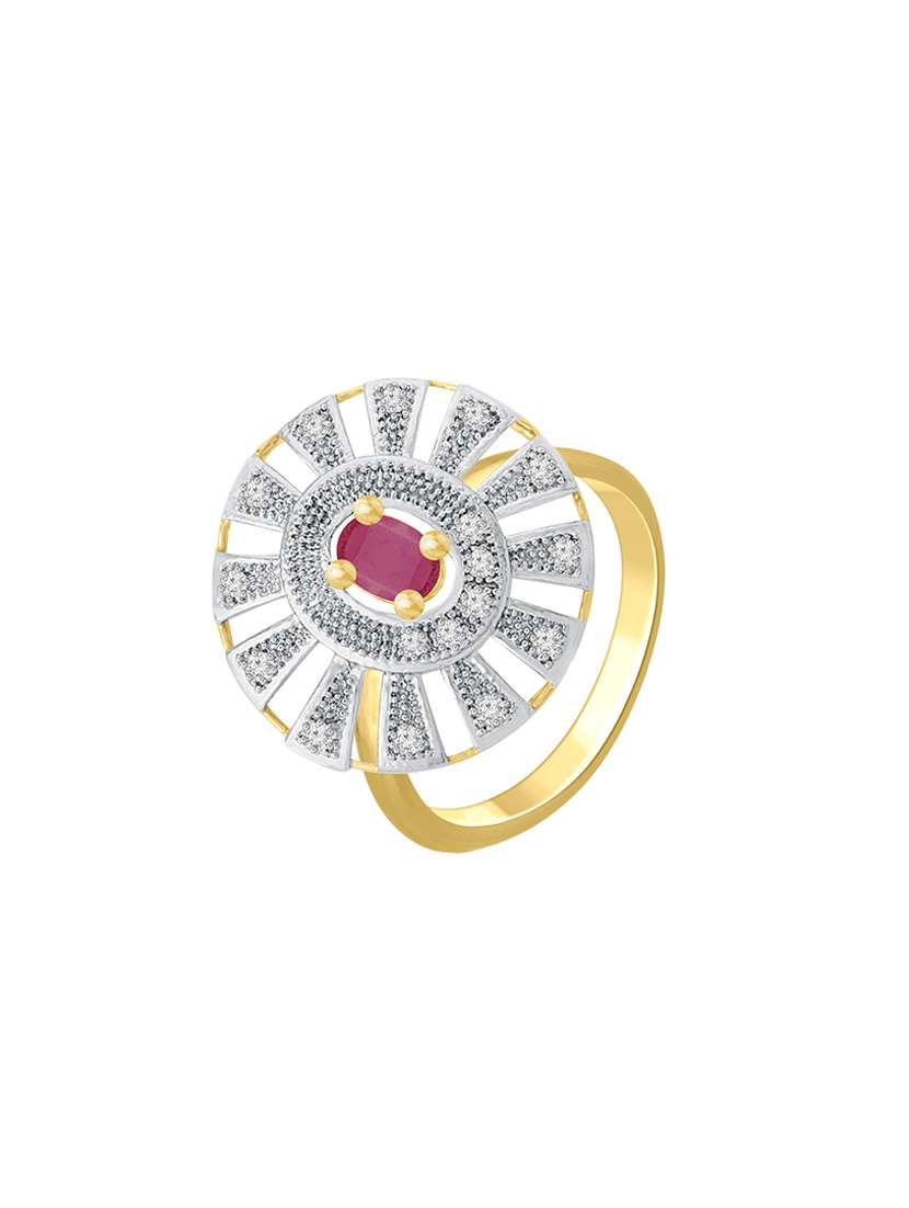 gold brass finger ring - 16634765 - Zoom Image - 0