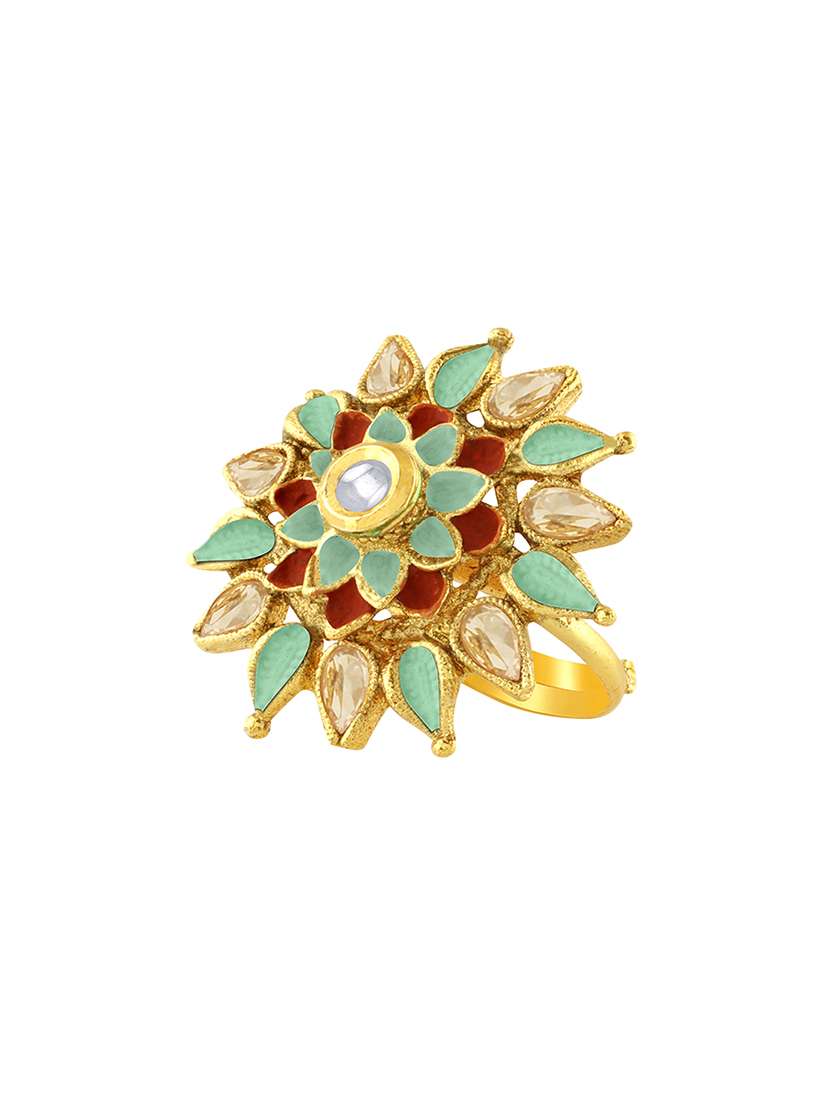 gold metal finger  ring