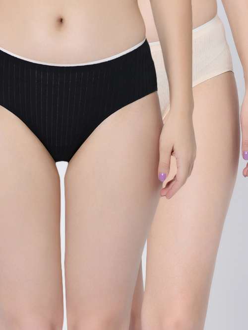 set of 2 solid hipster panty - 16643481 -  Standard Image - 0