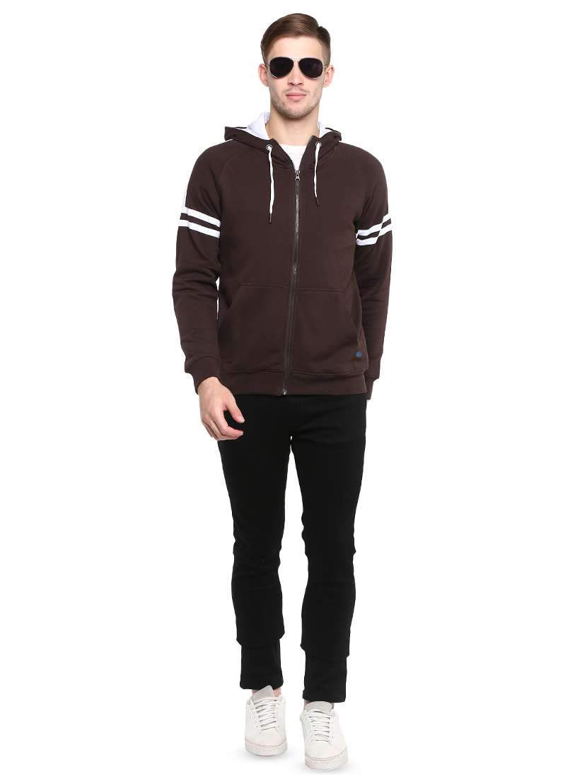 brown taped casual jacket - 16643833 -  Standard Image - 3