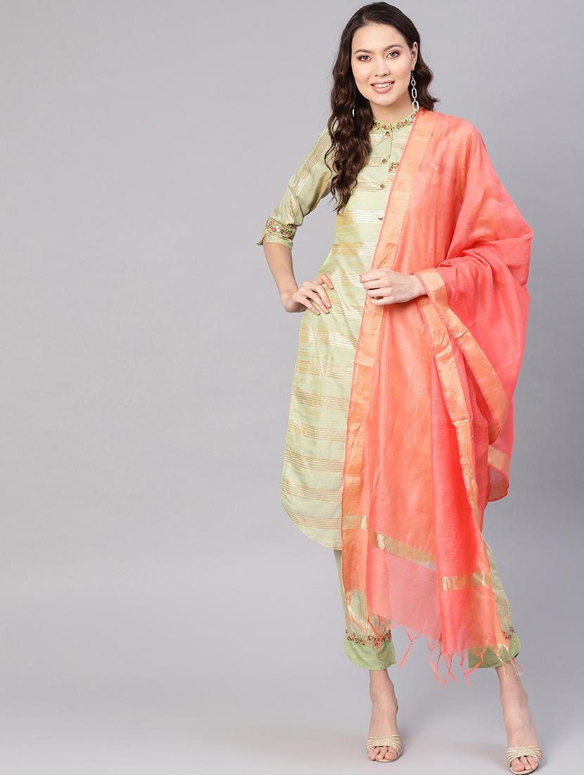 zari work suit set - 16644049 - Zoom Image - 0
