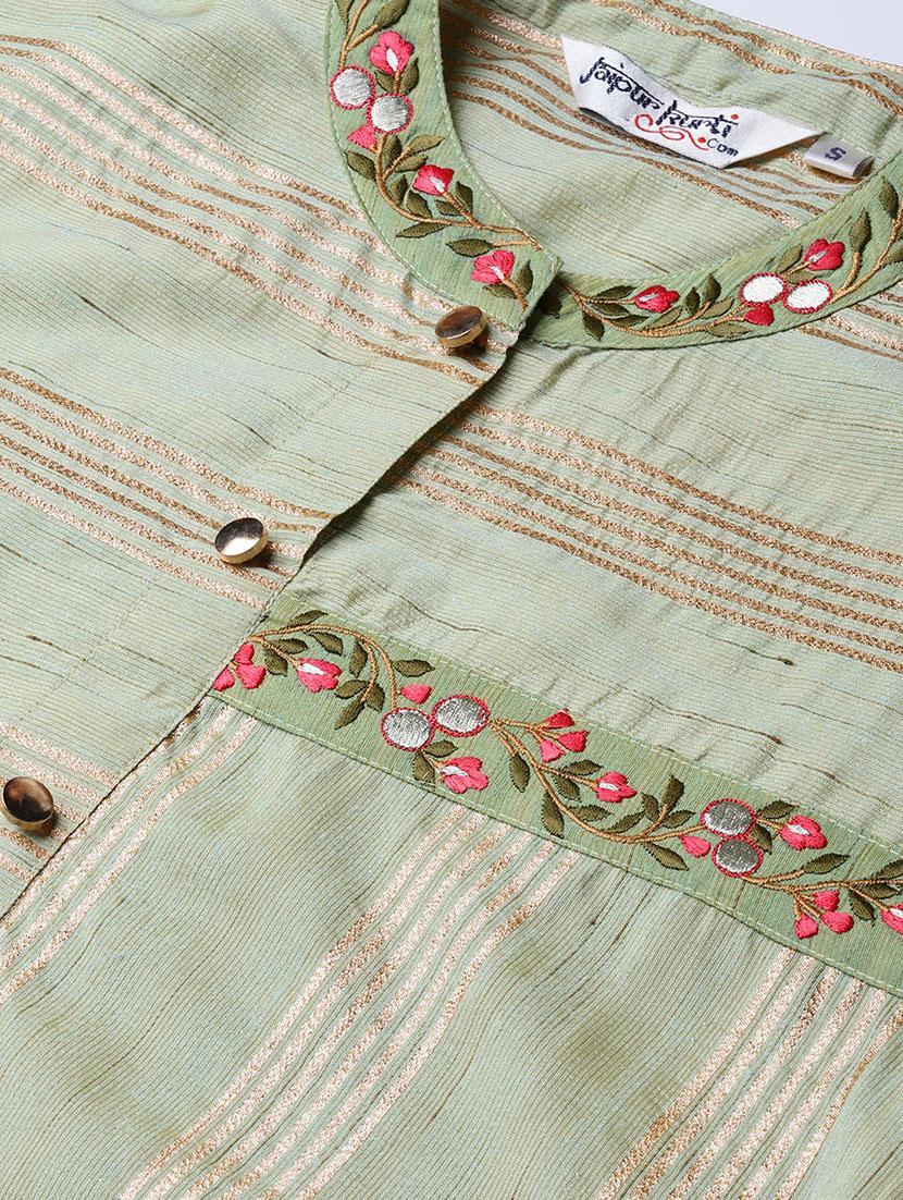 zari work suit set - 16644049 - Standard Image - 3