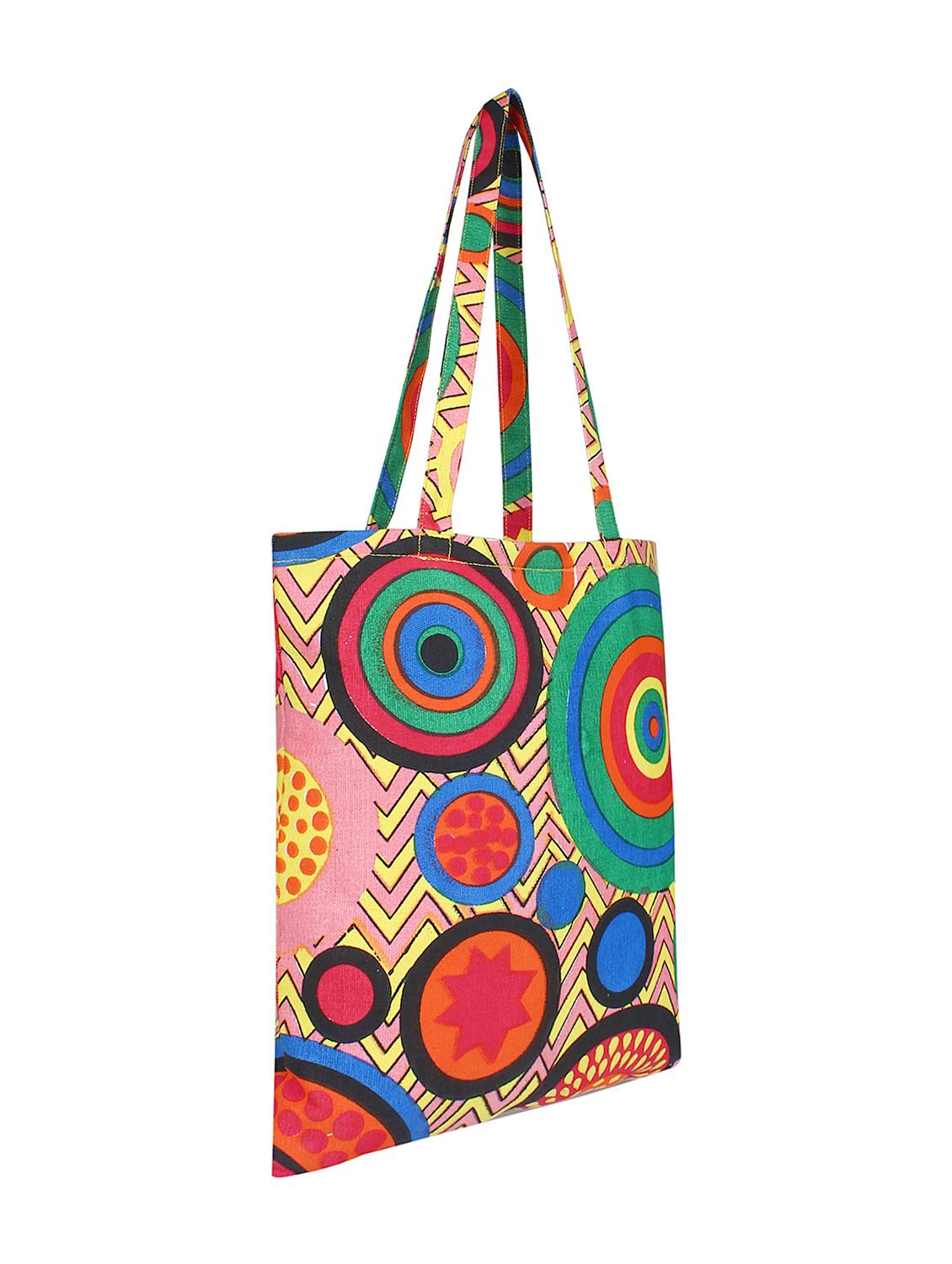 pink canvas printed shopping bag - 16644300 -  Standard Image - 3