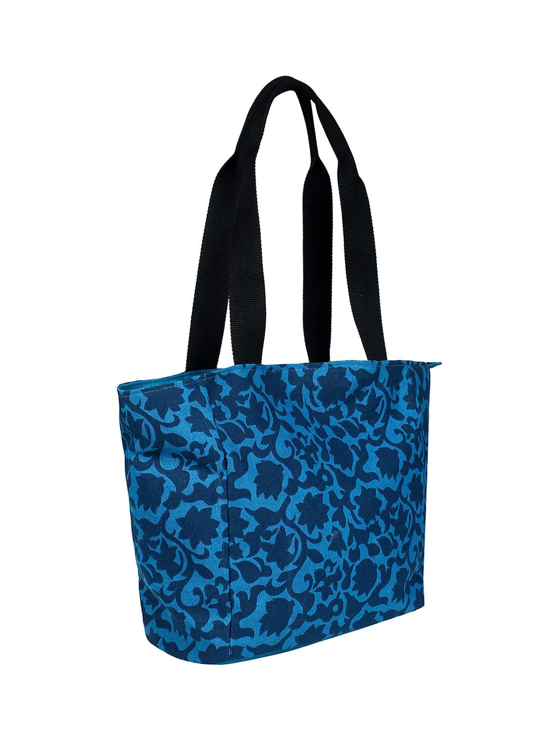 blue canvas printed shopping bag - 16644309 -  Standard Image - 3