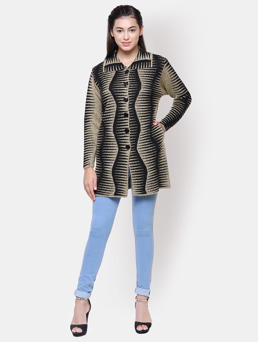long sleeved woolen cardigan - 16645909 - Standard Image - 3