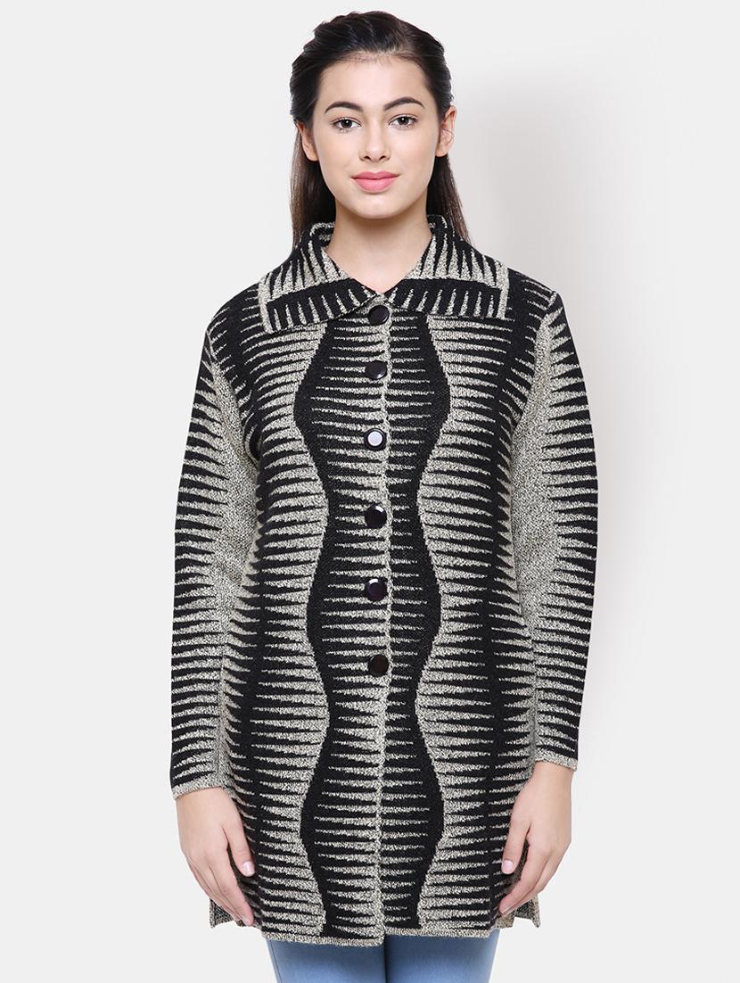 long sleeved woolen cardigan - 16645912 - Zoom Image - 0