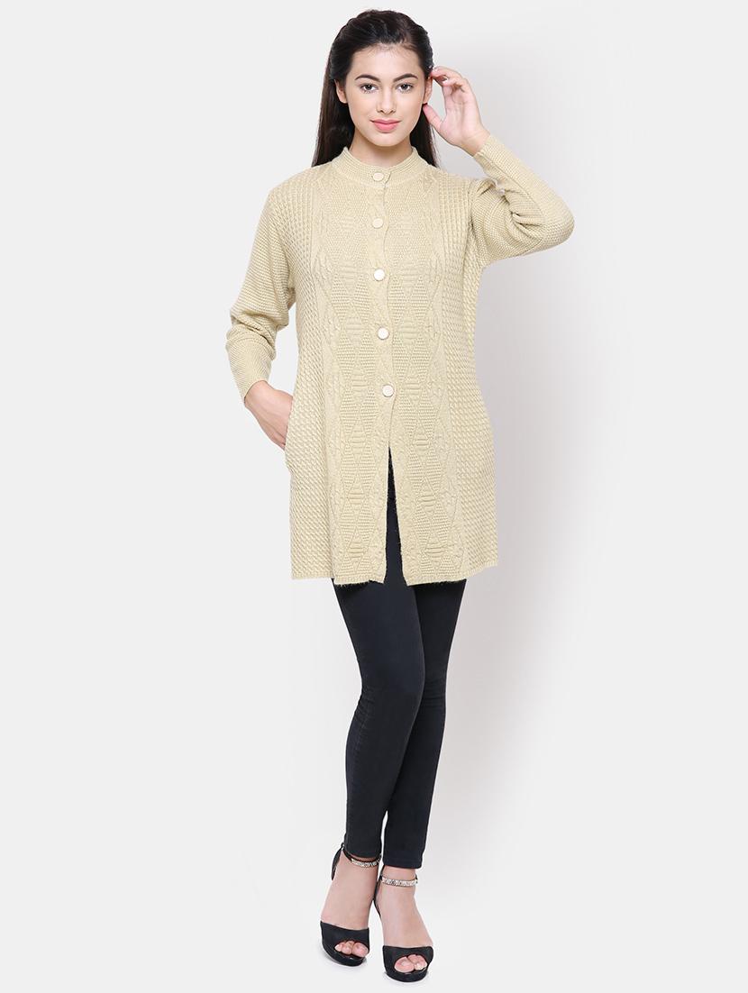 long sleeved woolen cardigan - 16645920 - Standard Image - 3