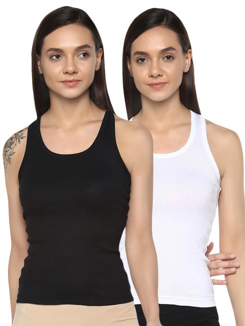 set of 2 racer back solid camisoles - 16648702 -  Standard Image - 0