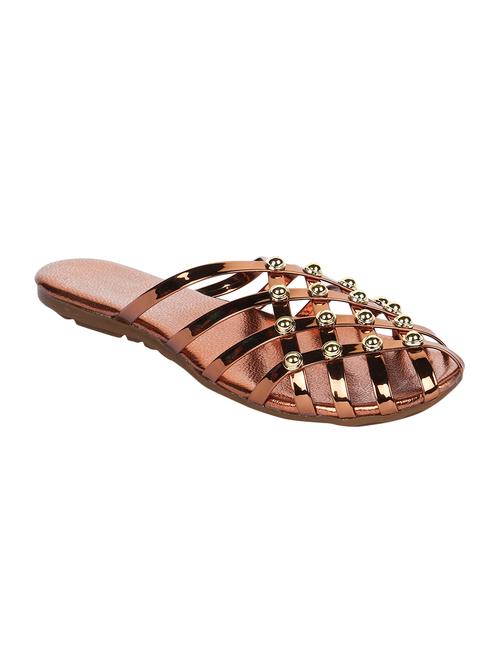 gold mules sandals - 16650330 -  Standard Image - 0