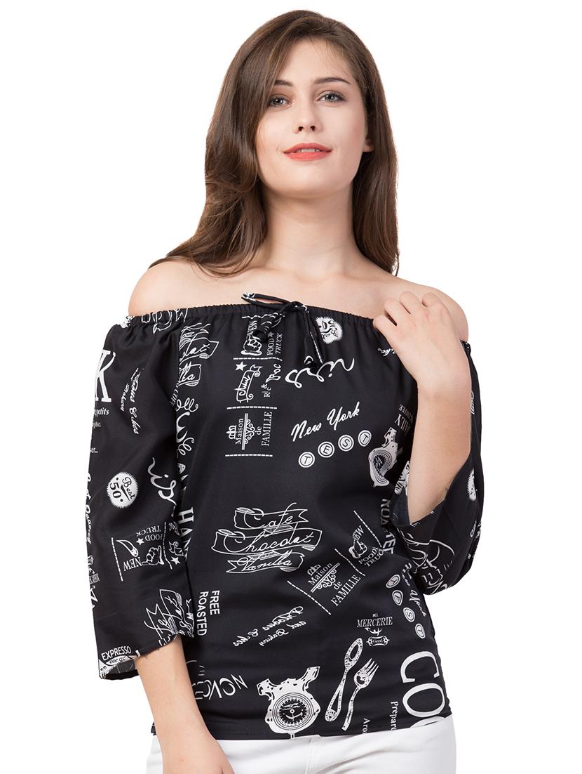 off shoulder quirky top - 16650954 - Zoom Image - 0