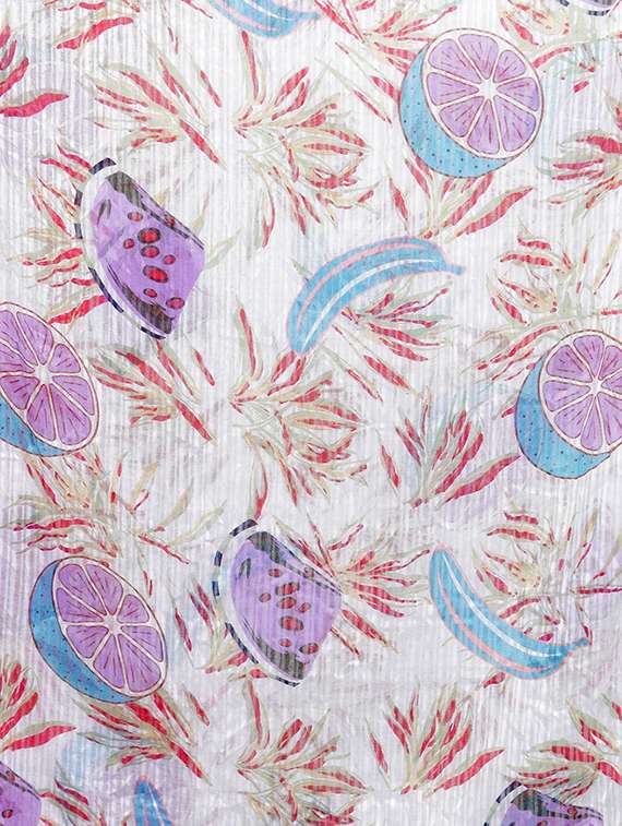 Multi Colored Modal Silk Stole