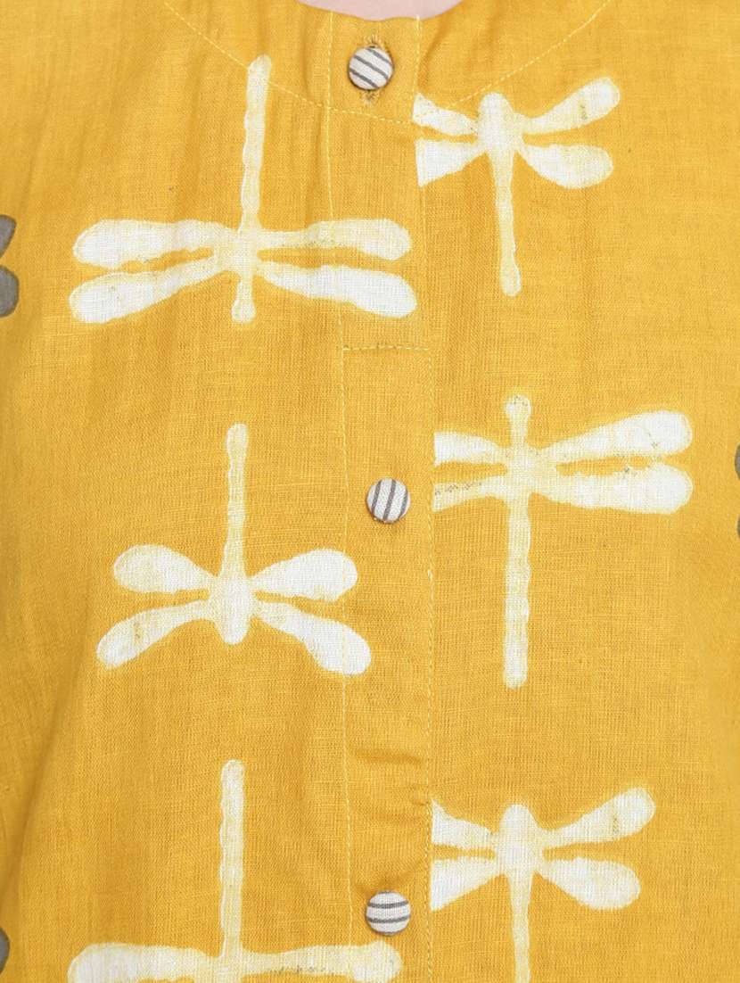 printed straight kurta palazzo set  - 16659129 -  Standard Image - 3