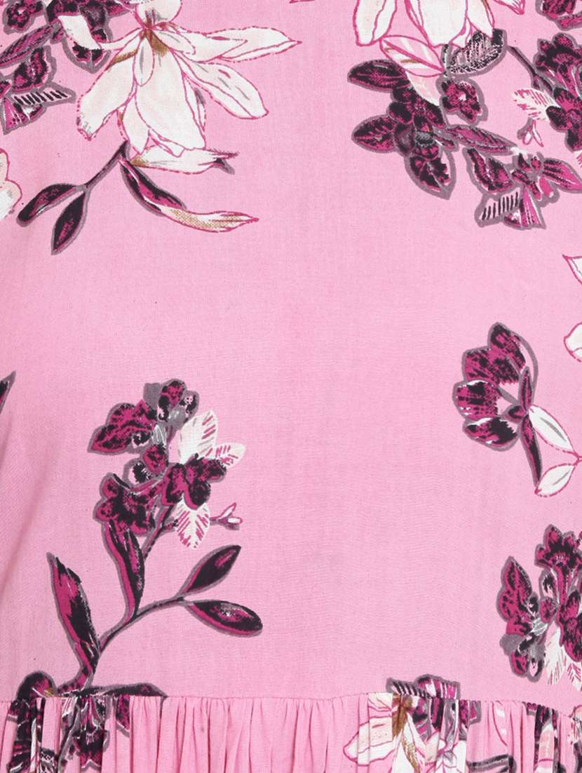 women's fit & flare floral dress - 16659337 - Standard Image - 3