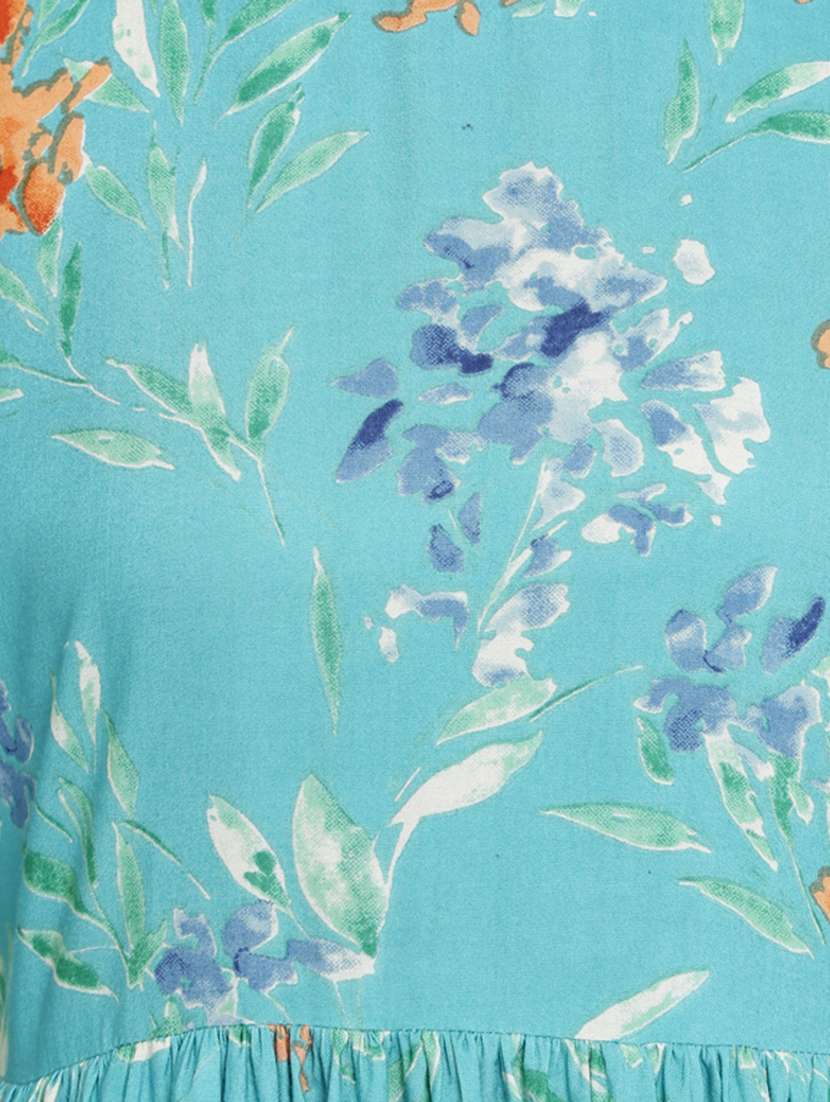 women's fit & flare floral dress - 16659339 - Standard Image - 3