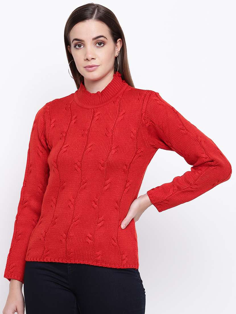 turtle neck long sleeved pullover