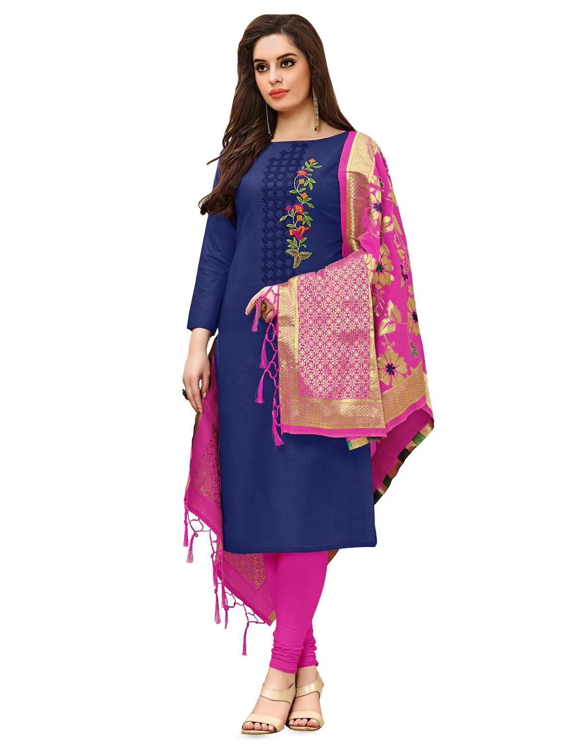 embroidered unstitched suit - 16660328 - Zoom Image - 0