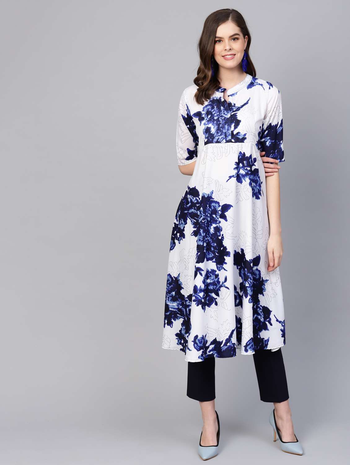 women's flared kurta