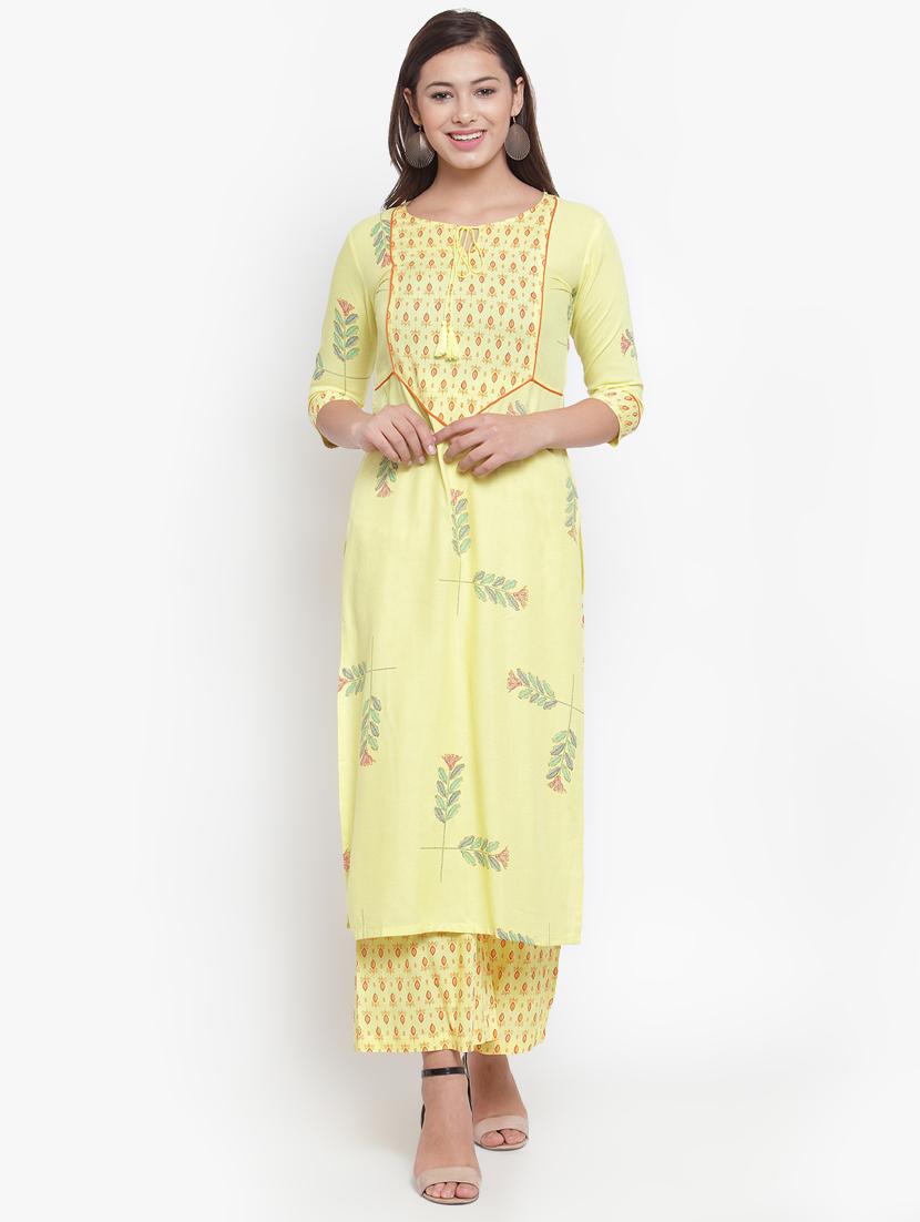 printed straight kurta  - 16663037 -  Zoom Image - 0