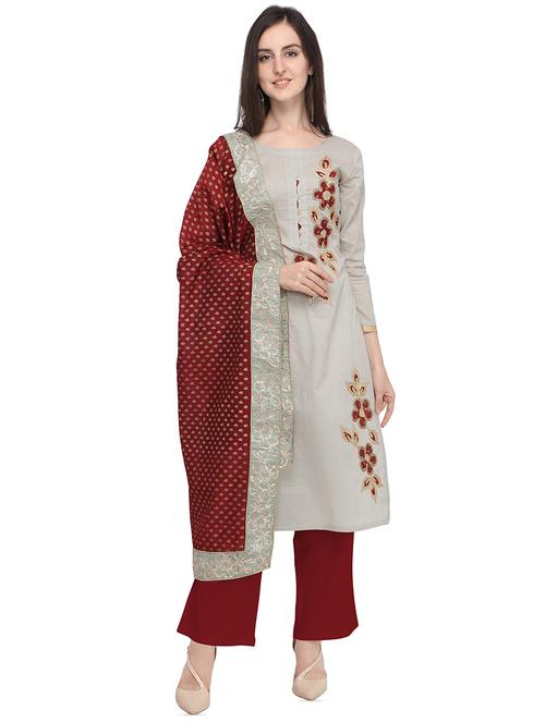 floral suits unstitched suit - 16665700 - Standard Image - 0